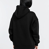 Худи оверсайз унисекс Go Easy, черное