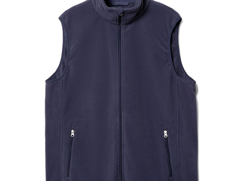 Жилет флисовый унисекс Nesse, темно-синий