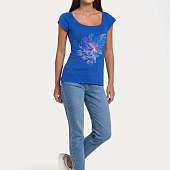 Футболка женская Vibrance, ярко-синяя (royal)