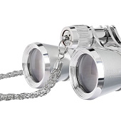 Театральный бинокль Broadway 325B, серебристый