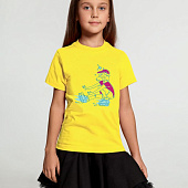 Футболка детская Roller Skates, желтая
