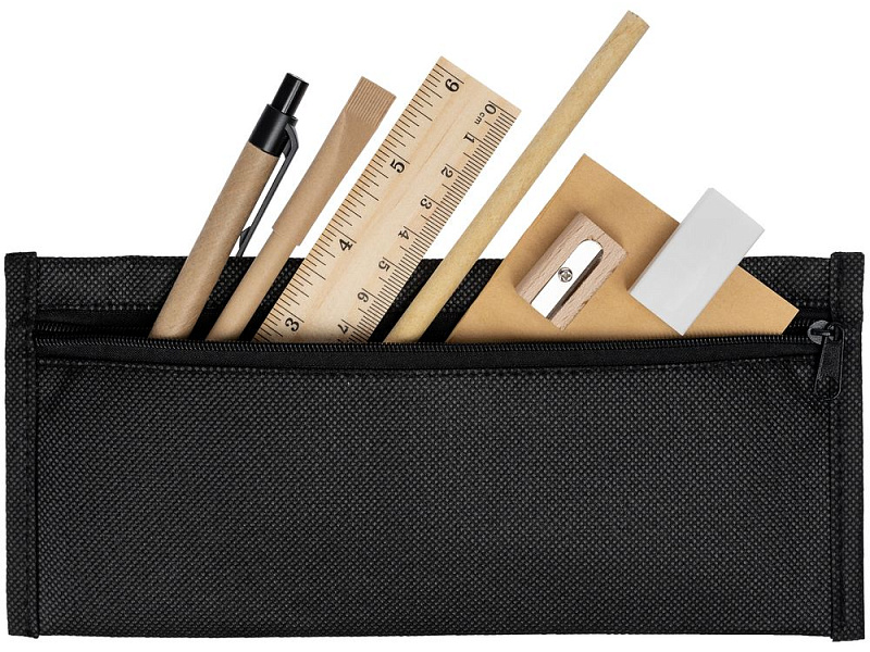 Канцелярский набор Scribe, с блокнотом, черный