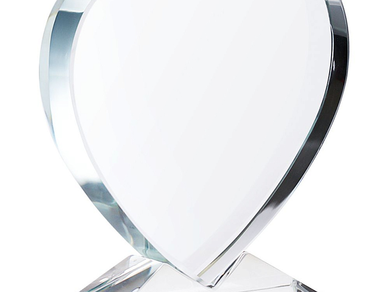 Стела Pictory Heart, прозрачная