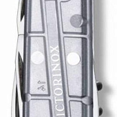 Офицерский нож Climber 91, прозрачный серебристый