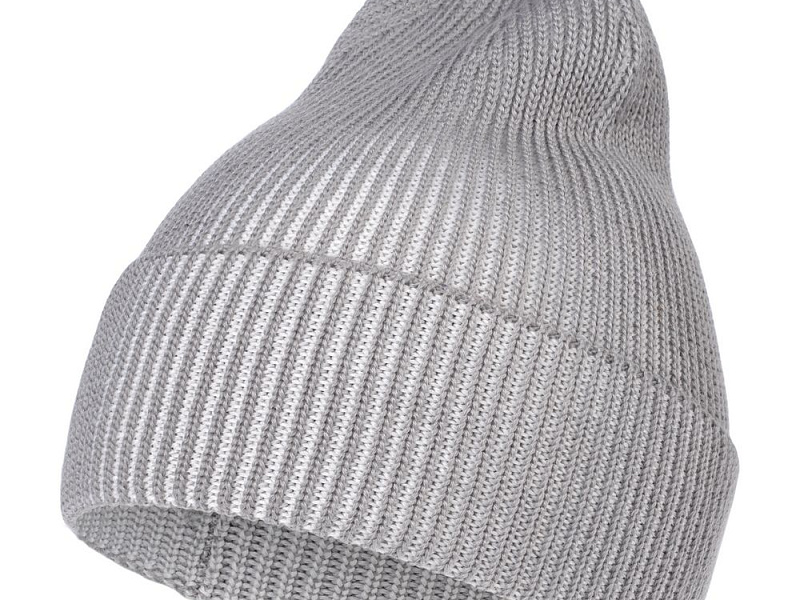 Шапка Nobilis, белая с серым