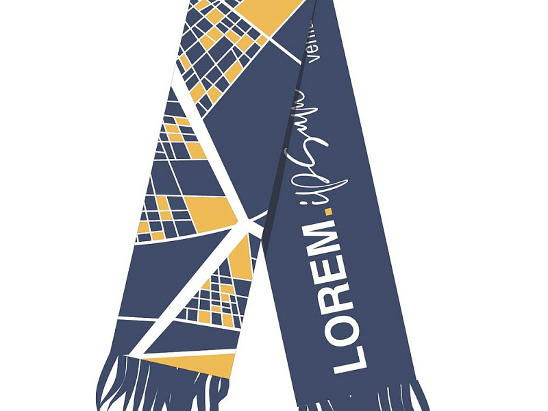 Шарф Tricksy Classic Net, XXL на заказ, акрил