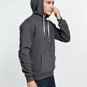 Толстовка на молнии с капюшоном Siverga Heavy, темно-серая (графит)