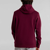 Толстовка с капюшоном унисекс King, бордовая