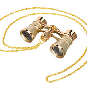 Театральный бинокль Broadway 325B, золотистый