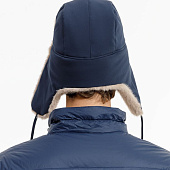 Шапка-ушанка Wasa, темно-синяя