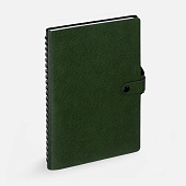 Ежедневник Strep Front на заказ, недатированный, зеленый