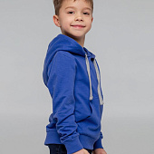 Толстовка с капюшоном детская Kirenga Kids, ярко-синяя