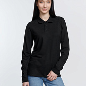 Рубашка поло с длинным рукавом Prime LSL, черная