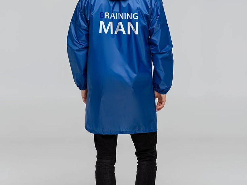 Дождевик Braining Man, ярко-синий