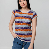 Футболка женская Rayet Lady двусторонняя, оранжевая с фиолетовым