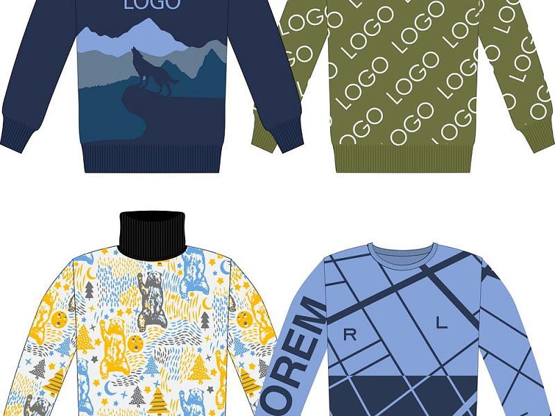 Свитер на заказ Tricksy Net, полушерсть