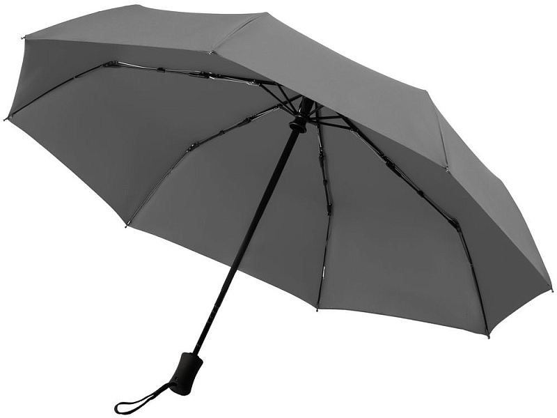 Зонт складной Monsoon, серый