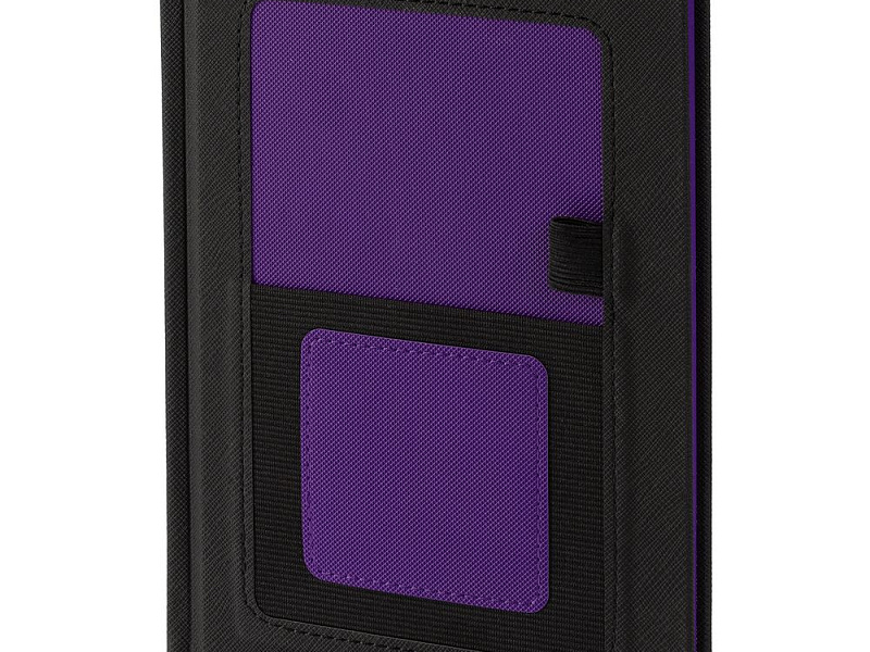 Ежедневник Mobile на заказ, недатированный, черно-фиолетовый