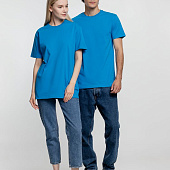 Футболка унисекс T-Bolka 160, бирюзовая