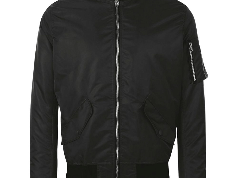 Куртка бомбер унисекс Rebel, черная