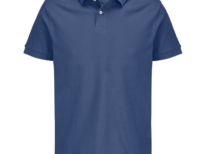 Рубашка поло унисекс Pacific, синяя (джинс)
