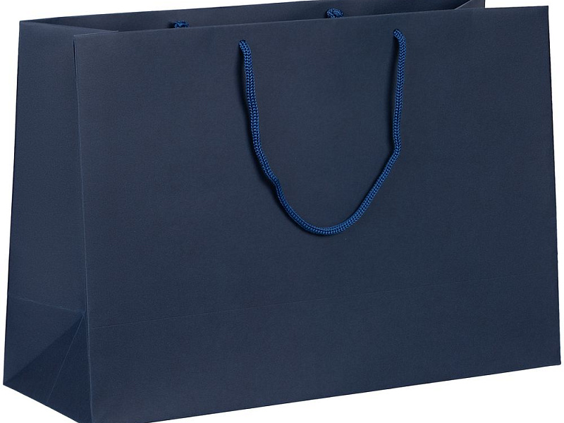 Пакет бумажный Ample Thin M, синий