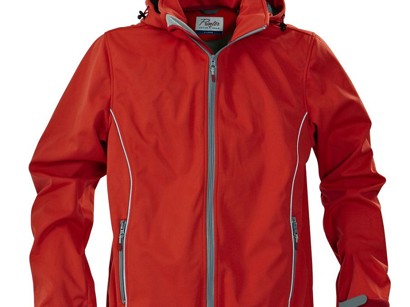 Куртка софтшелл мужская Skyrunning, красная