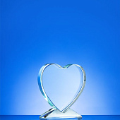 Стела Pictory Heart, прозрачная