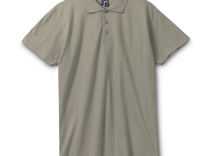 Рубашка поло мужская Spring 210, хаки