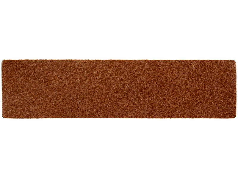 Лейбл кожаный Pasek, S, горчичный