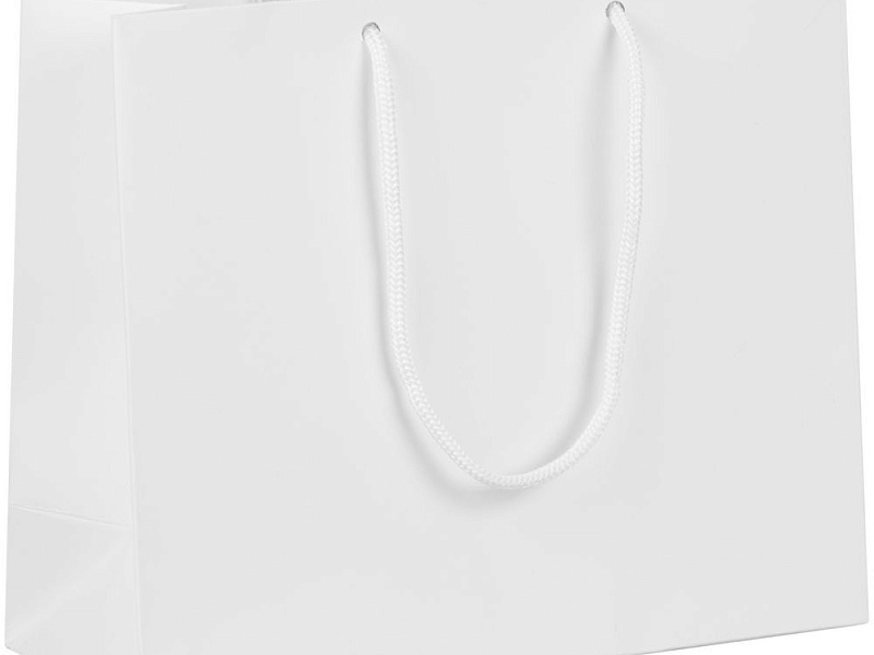 Пакет бумажный с ламинацией Lami Tote S, белый