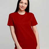 Футболка унисекс T-Bolka 160, темно-красная