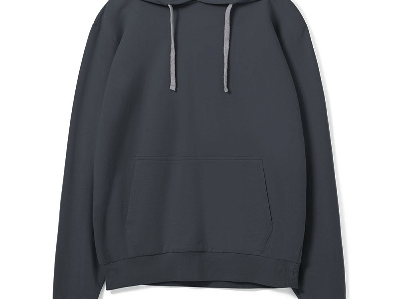 Толстовка с капюшоном Kirenga, темно-серая (графит)