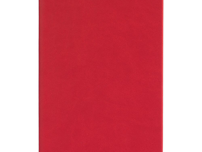 Блокнот Cluster Mini в клетку, красный