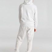 Толстовка с капюшоном унисекс King, белая