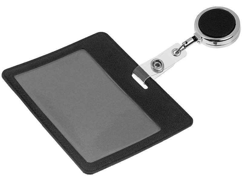 Чехол для карточки с ретрактором Devon, черный