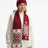 Шапка Wintertude, красная с белым