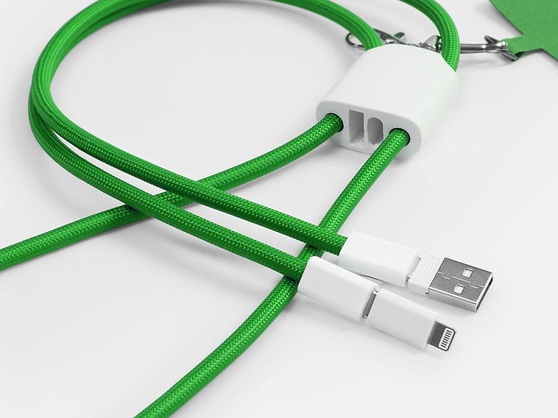 Кабель-ланьярд energyFlex Pro, зеленый