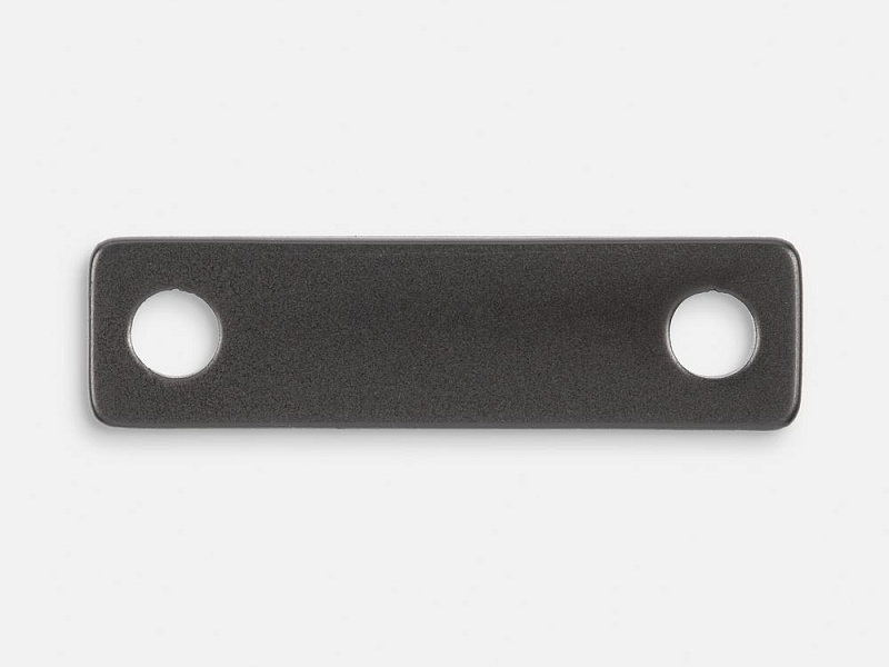 Шильдик металлический Alfa Liten, серый металлик