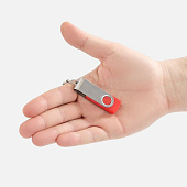 Флешка Twist, красная, 16 Гб