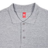 Рубашка поло мужская Adam, серый меланж