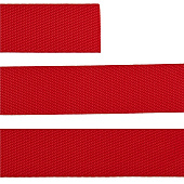 Стропа текстильная Fune 25 S, красная, 10 см