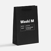 Пакет бумажный Waski M, черный
