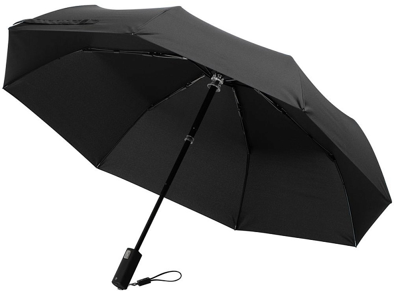 Зонт складной City Guardian, электрический, черный