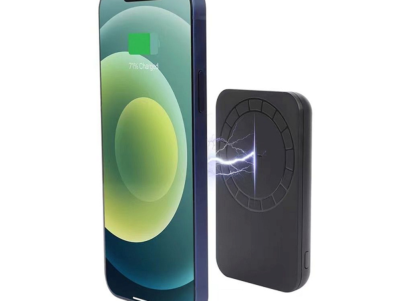 Магнитный беспроводной аккумулятор Magback 5000 мАч, черный