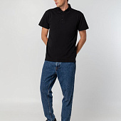 Рубашка поло мужская Spring 210, черная