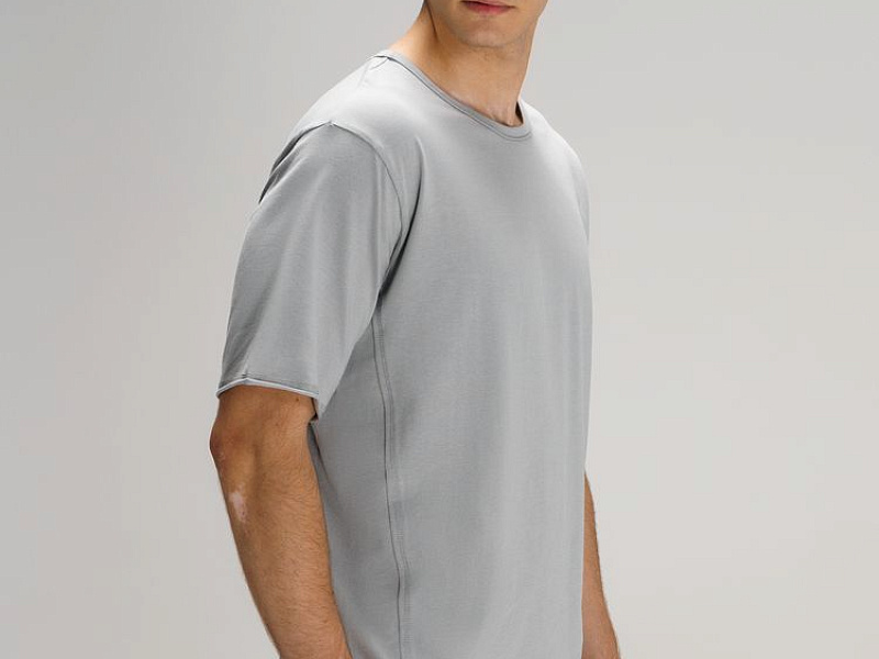 Футболка оверсайз унисекс Vozduh, светло-серая