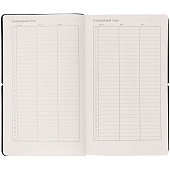 Ежедневник Nubuk, недатированный, бирюзовый