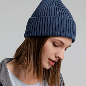 Шапка Stout, синий меланж