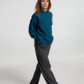 Джемпер оверсайз унисекс Stated в сумке, синий (морская волна)